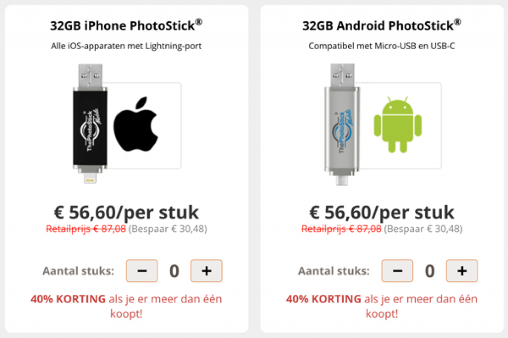 photostick mobile prijs