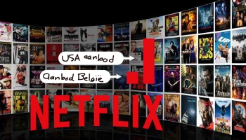 Netflix Amerika in België streamen met een VPN verbinding
